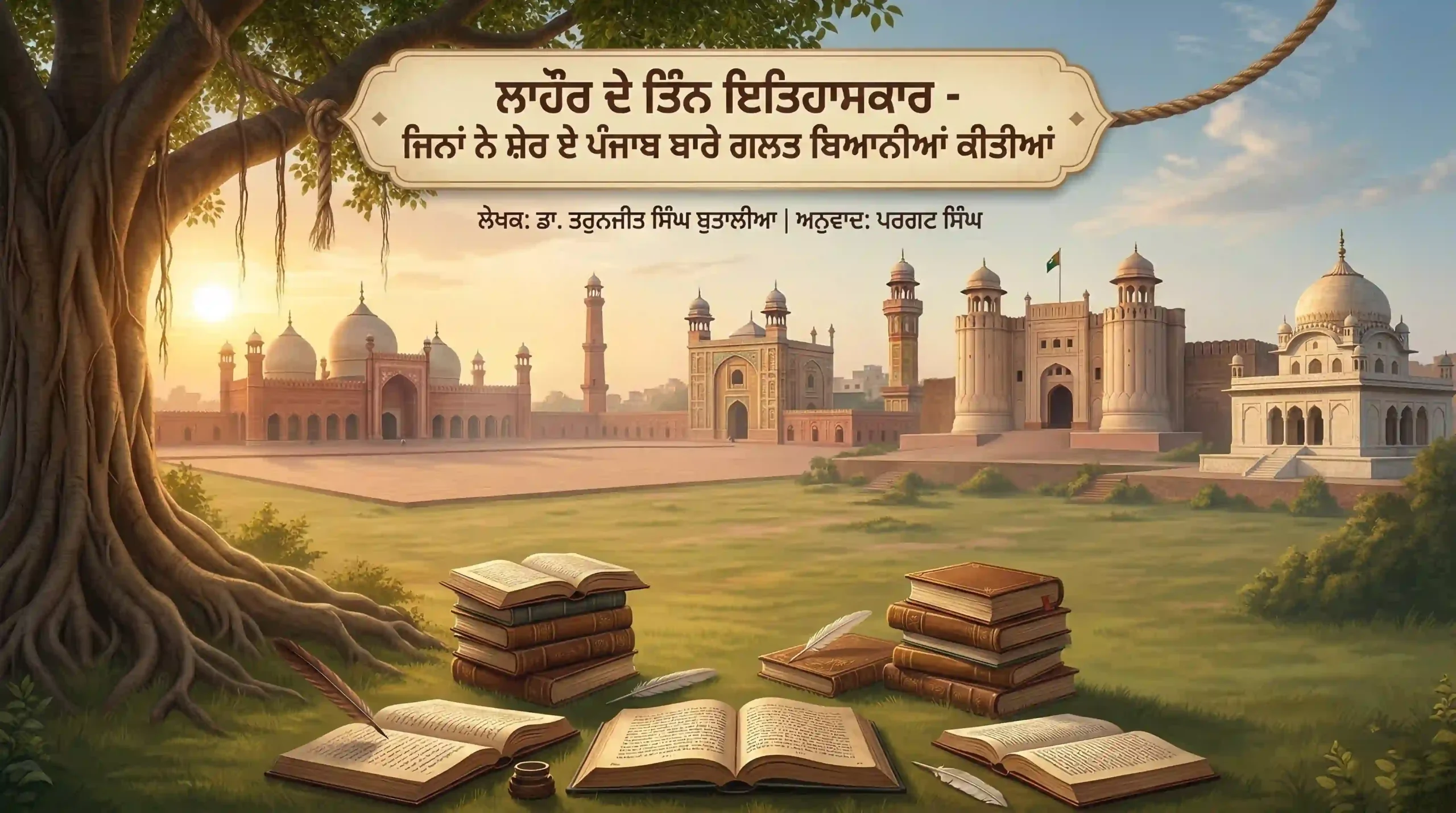 Maharaja Ranjit Singh Samadhi Lahore Fort books and sampling image for JSP article
